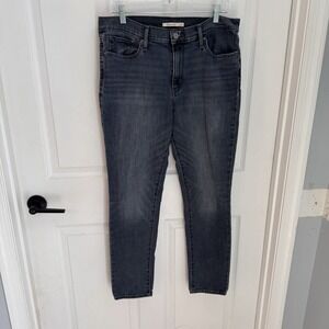Levi's slimming skinny jeans womens 32‎ blue 2091 denim 32x30